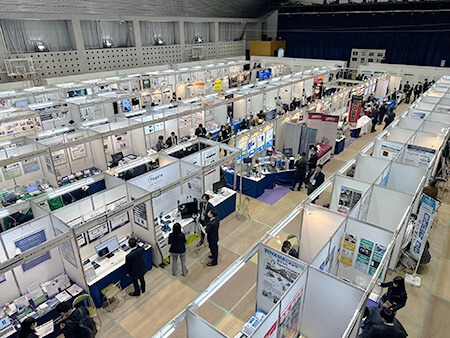「第71回応用物理学会 春季学術講演会」展示ブース全体風景