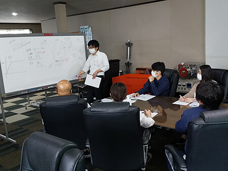 フルテック株式会社 企画・開発 会議風景2